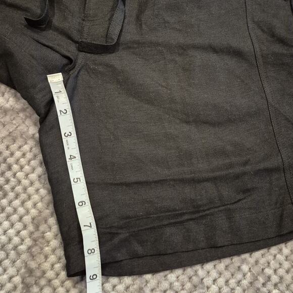 AXIS LA Linen Blend Shorts Back Elastic Waist Drawstring Pockets XL New - Picture 5 of 7